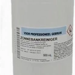 Claudius Cosmetics B.V. Zonnebankreiniger Zonder Alcohol - 500 ML - Met Dop