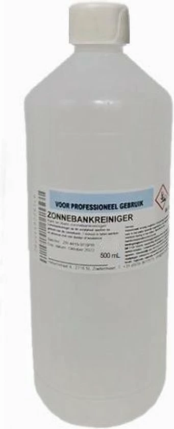 Claudius Cosmetics B.V. Zonnebankreiniger Zonder Alcohol - 500 ML - Met Dop