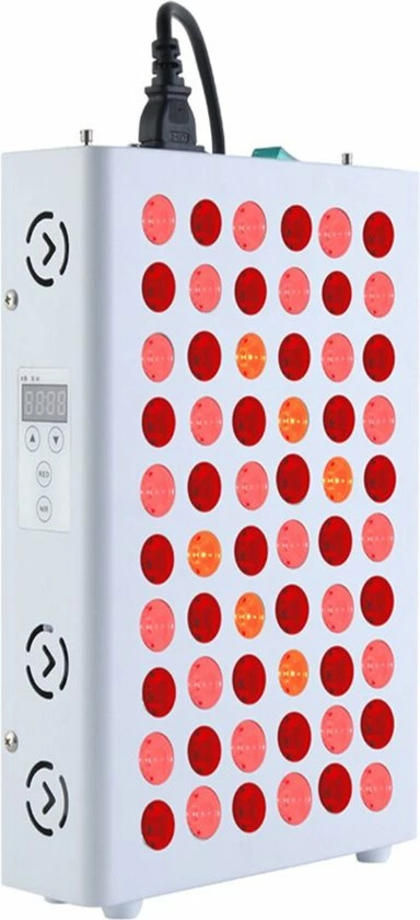 Magnificos - Infraroodlamp - Warmtelamp - Infrarood Panelen - Lichttherapie - Rood Licht Therapie - 60 Led Lampen à 5W