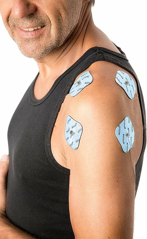 Axion - 4 Elektroden Pads 50x50 Mm - EMS En TENS - Herstel - Spier- En Gewrichtspijn - Zelfklevend - Afbeelding 5