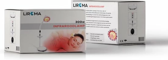 LIROMA® 300W Infraroodlamp - Hoogte Verstelbaar - Remote - Timer - Lichttherapie - Infraroodtherapie - Fibromyalgie - Pijnverlichting - Collageen Lamp - Rood Licht Therapie - Philips - Black Friday 2022 Deals - Afbeelding 8