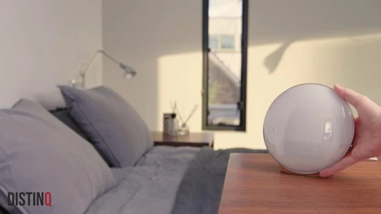 DistinQ Wake-Up Light ? Wekkerradio Met Dubbele Wektijd ? Slaaphulp Met USB Aansluiting - Houtkleurig - Afbeelding 2