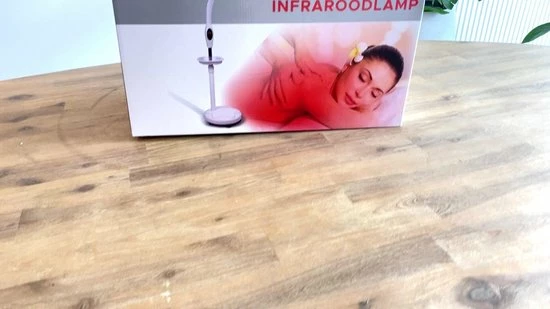 LIROMA® 300W Infraroodlamp - Hoogte Verstelbaar - Remote - Timer - Lichttherapie - Infraroodtherapie - Fibromyalgie - Pijnverlichting - Collageen Lamp - Rood Licht Therapie - Philips - Black Friday 2022 Deals - Afbeelding 2