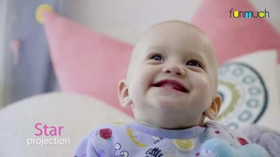 Funmuch Baby Knuffel Teddybeer Met Slaapliedjes, Hartslag En Nachtlampje / Sterrenprojector - Vanaf 0 Jaar - Afbeelding 2