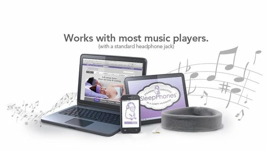 SleepPhones? Classic Fleece Lavendel - Large/Extra Large - Afbeelding 10