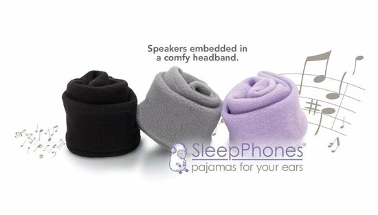 SleepPhones? Classic Fleece Zwart - Medium SleepPhones? Classic Fleece Zwart - Medium -Beurer store 550x313 9