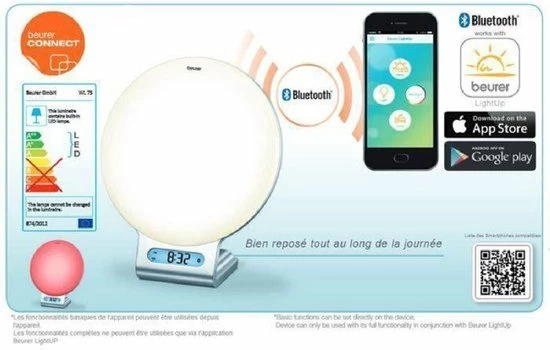 Beurer WL75 - Wake-up Light - Radio - Nachtlamp - Bluetooth - Afbeelding 11