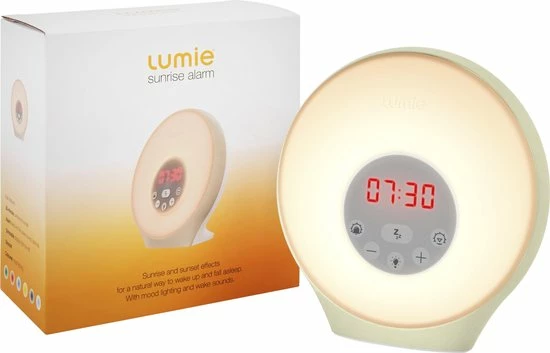 Lumie Sunrise Alarm Wake-up Light Wit - Afbeelding 10