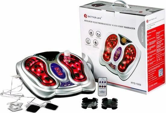 Better Life Elektrisch Voetmassage Apparaat Op Basis Van Biologische Magnetische Golftherapie - Stimuleert De Bloedsomloop - Vermindert Vochtophoping - Bloedcirculatie Apparaat - Spierstimulatie 6 Better Life Elektrisch Voetmassage Apparaat Op Basis Van Biologische Magnetische Golftherapie - Stimuleert De Bloedsomloop - Vermindert Vochtophoping - Bloedcirculatie Apparaat - Spierstimulatie - Afbeelding 4