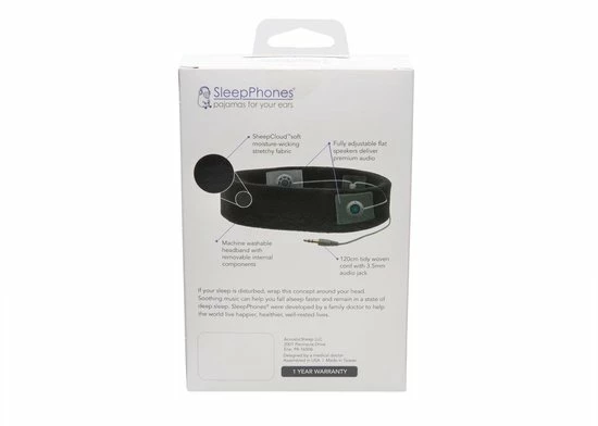 SleepPhones? Classic Fleece Zwart - Medium SleepPhones? Classic Fleece Zwart - Medium -Beurer store 550x392 10