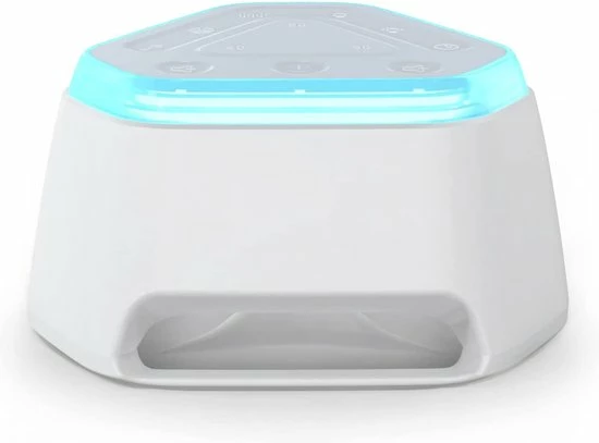 Douzle White Noise Machine Baby & Volwassenen ? Slaaptrainer Witte Ruis Met Nachtlampje ? Slaap Geluidsmachine Voor Slaaphulp - Wit