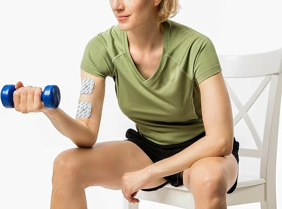 Axion - 4 Elektroden Pads 5x5 Cm - EMS En TENS - Herstel - Spier- En Gewrichtspijn - Zelfklevend. - Afbeelding 5