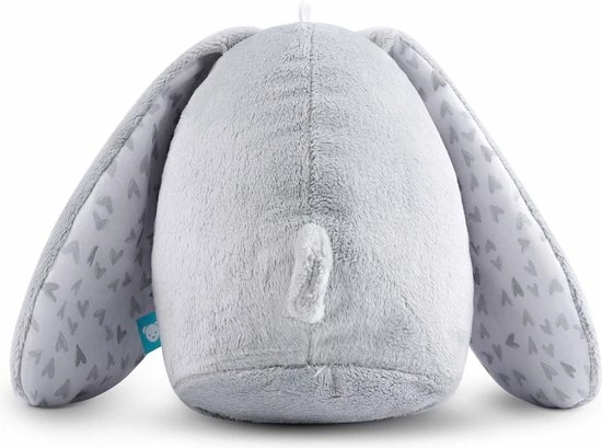 MyHummy? Bunny - Slaapsensor - Witte Ruis - Babyknuffel - Slaaphulp - Grijs - Afbeelding 3