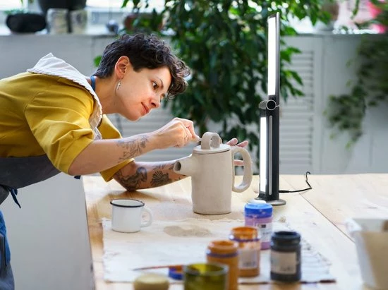 Daylight TwoSun E36201 Lichttherapielamp - Daglichtlamp - Dimbare Bureaulamp - Led -zwart - Afbeelding 6