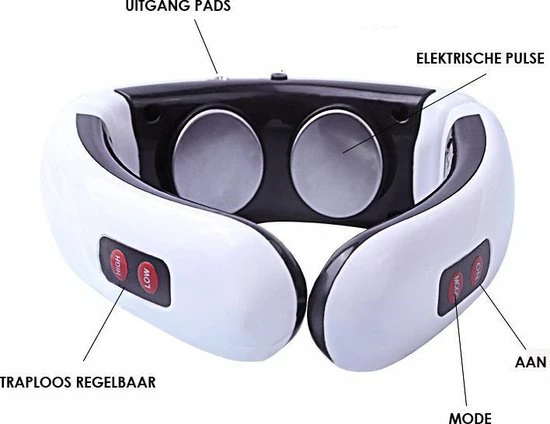 Merkloos Elektrisch Massage Apparaat Voor Nek En Rug Pijnbestrijding En Ontspanning Met Pulse Pads 4 Merkloos Elektrisch Massage Apparaat Voor Nek En Rug Pijnbestrijding En Ontspanning Met Pulse Pads - Afbeelding 2