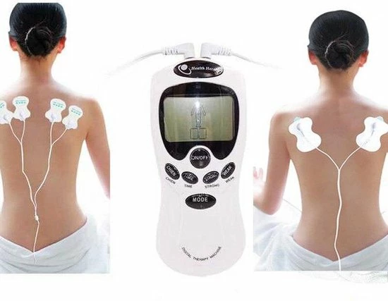 Genki Elektrodentherapie Massage ? 4 Elektroden Pads ? Electro Stimulator Voor Hele Lichaam ? Ontspannen Spieren En Stimulatie Bloedcirculatie - Afbeelding 7