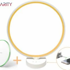 Bolt Electronics® Glarity Daglichtlamp Lichttherapielamp Bureaulamp - 10000 Lux - Geel En Wit Licht - Dimbaar - Sad Lamp - Lichttherapie - Winterdepressie Lamp