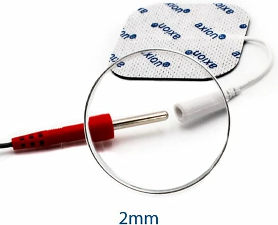 Axion - 48 TENS/EMS Elektroden Pads - Voor Elektrodentherapie - 40x40mm - Zelfklevend - Afbeelding 2