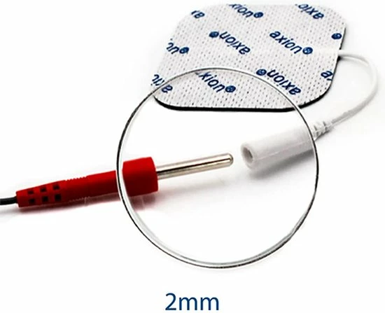 Axion - TENS/EMS Nekelektrode - Voor Elektrodentherapie In De Nek - 13x11cm - Zelfklevend - Afbeelding 2