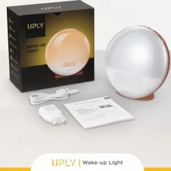 UPLY Wake Up Light - Licht Wekker - Wekker Radio - 2 Wektijden -Beurer store 550x450