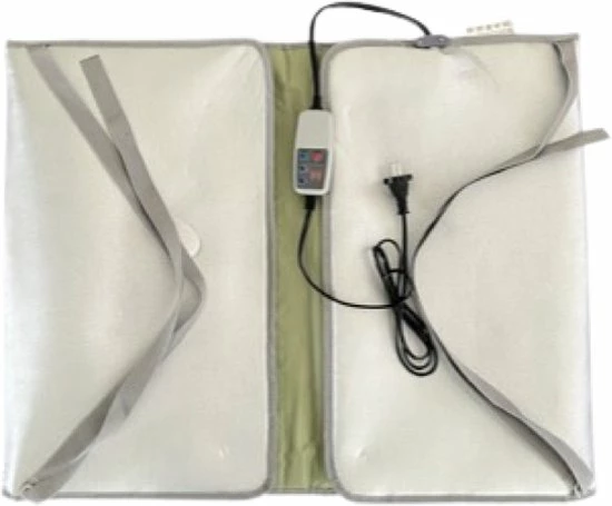 Anpan - Infrarood Deken- Infrarood Mat- Infrarood Stoeldeken- Infrarood Therapie- Warmte Deken - Met Superieure FIR Ver-infrarood Straling- 60x150 Cm - Timer En Temperatuur Regeling - Pijnverlichting En Ontspanning. - Afbeelding 4