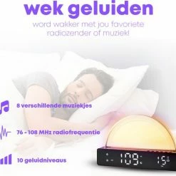 Boostiv Wake Up Light - Speaker Radio - Slaaphulpen - Wekkerradio - Nachtlampje - Digitale Wekker - Wekker - Radio's 21 Boostiv Wake Up Light - Speaker Radio - Slaaphulpen - Wekkerradio - Nachtlampje - Digitale Wekker - Wekker - Radio's -Beurer store 550x456
