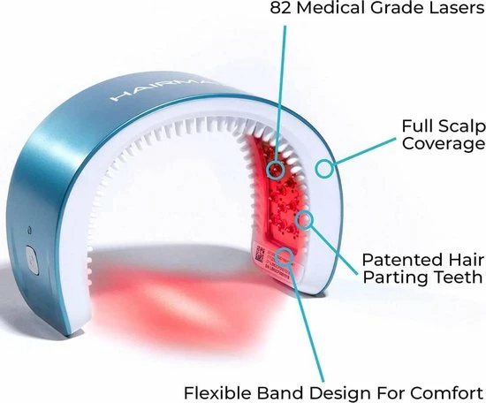 Hairmax Laserband 82 ComfortFlex (BlueEdition - Model 2022) 3 Hairmax Laserband 82 ComfortFlex (BlueEdition - Model 2022)