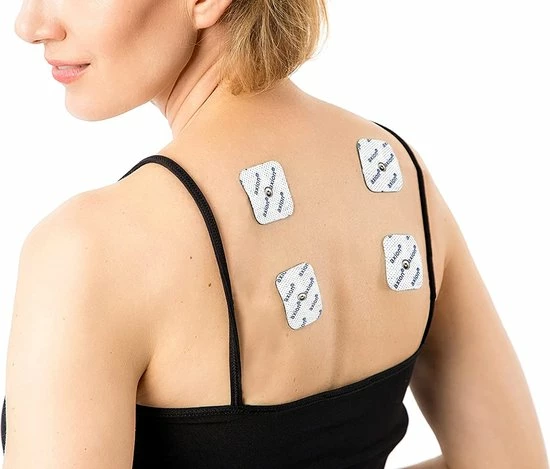 Axion - 4 Elektroden Pads 5x5 Cm - EMS En TENS - Herstel - Spier- En Gewrichtspijn - Zelfklevend. - Afbeelding 4