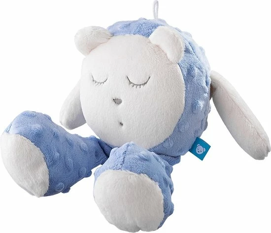 MyHummy? Snoozy - Slaapsensor - Witte Ruis - Babyknuffel - Slaaphulp - Blauw - Afbeelding 6