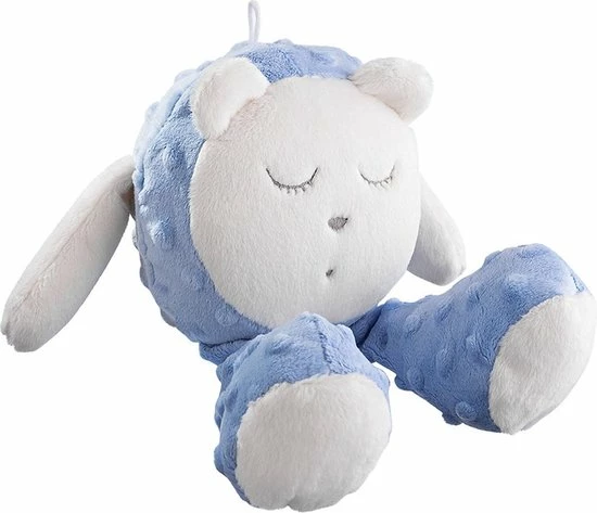 MyHummy? Snoozy - Slaapsensor - Witte Ruis - Babyknuffel - Slaaphulp - Blauw - Afbeelding 7