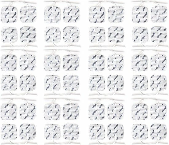 Axion - 48 TENS/EMS Elektroden Pads - Voor Elektrodentherapie - 40x40mm - Zelfklevend