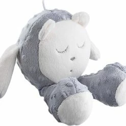 MyHummy? Snoozy - Slaapsensor - Witte Ruis - Babyknuffel - Slaaphulp - Grijs