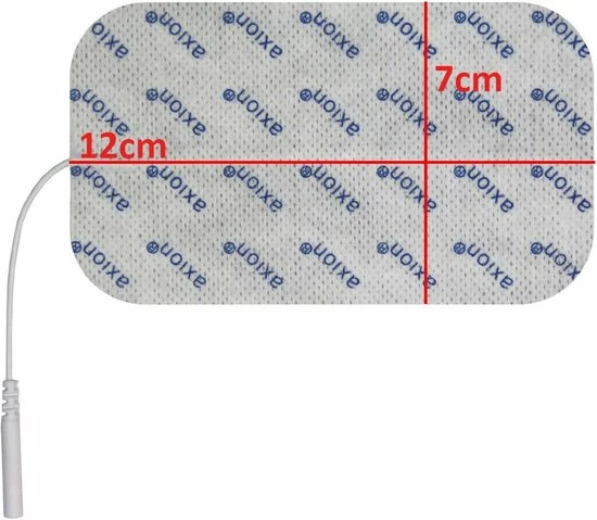 Axion - 2 Elektroden Pads 12x7 Cm - EMS En TENS - Herstel - Spier- En Gewrichtspijn - Zelfklevend 5 Axion - 2 Elektroden Pads 12x7 Cm - EMS En TENS - Herstel - Spier- En Gewrichtspijn - Zelfklevend - Afbeelding 3