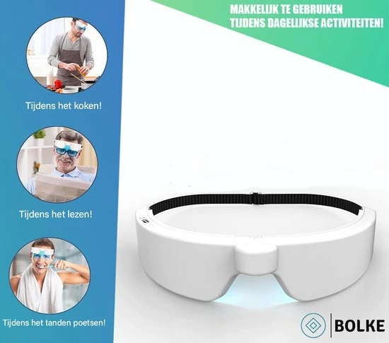 Bolke? Lichttherapielamp - Daglichtlamp - Lichttherapie - Lichttherapiebril - Daglichtbril - Lichttherapielamp Winterdepressie - Afbeelding 4