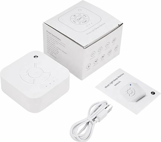 PuroTech White Noise Machine Baby - Witte Ruis - Slaaphulp - Slaaptrainer - Baby/Kinderen - Slaap Geluidsmachine - Afbeelding 2
