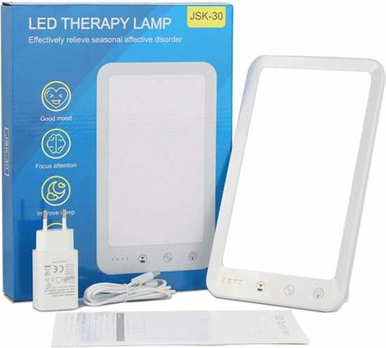 Merkloos Daglichtlamp - Maui Enterprises Gezichtslamp - Lichttherapie Lamp - Bureaulamp - Anti-depressielamp ? Inclusief Kabel En Stekker - 10.000 Lux 9 Merkloos Daglichtlamp - Maui Enterprises Gezichtslamp - Lichttherapie Lamp - Bureaulamp - Anti-depressielamp ? Inclusief Kabel En Stekker - 10.000 Lux - Afbeelding 7