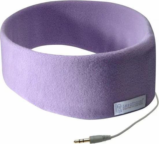 SleepPhones? Classic Fleece Lavendel - Large/Extra Large