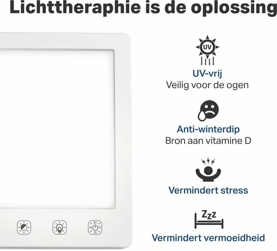 Vivid Green Daglichtlamp Met Gratis E-book - Lichttherapielamp - Lichttherapie -Sad Daglicht Lamp - Daglichtlampen - Winterdepressie - Energielamp - Afbeelding 8