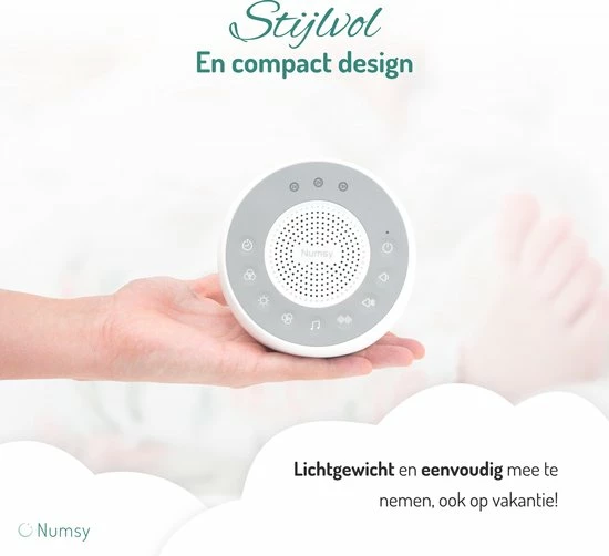 Numsy? Lumi White Noise Machine Baby - Witte Ruis Apparaat Volwassen - Slaaptrainer Kinderen - Geluidsmachine - Baarmoeder En Hart 14 Numsy? Lumi White Noise Machine Baby - Witte Ruis Apparaat Volwassen - Slaaptrainer Kinderen - Geluidsmachine - Baarmoeder En Hart - Afbeelding 12