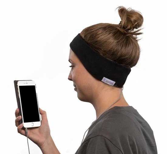 SleepPhones? Classic Fleece Zwart - Medium SleepPhones? Classic Fleece Zwart - Medium -Beurer store 550x507 5