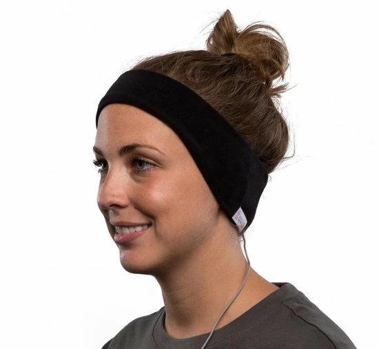 SleepPhones? Classic Fleece Zwart - Medium SleepPhones? Classic Fleece Zwart - Medium -Beurer store 550x507 6