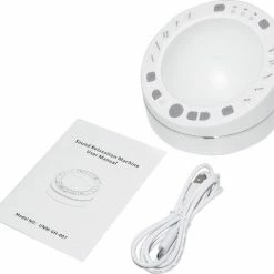 Unionway White Noise Machine Baby – Slaaptrainer – Witte Ruis – Slaaphulp – Kinderen En Volwassenen – Incl. Timer – Muziekdoos – Slaap Geluidsmachine -Beurer store 550x508 4
