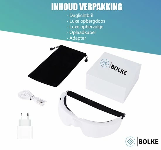 Bolke? Lichttherapielamp - Daglichtlamp - Lichttherapie - Lichttherapiebril - Daglichtbril - Lichttherapielamp Winterdepressie - Afbeelding 7