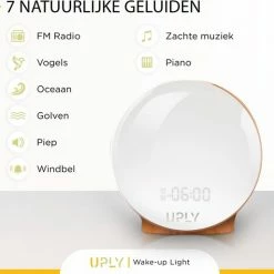 UPLY Wake Up Light - Licht Wekker - Wekker Radio - 2 Wektijden -Beurer store 550x513 2