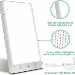 Alizendeh Daglichtlamp Lichttherapielamp Lichttherapie Energielamp - Tegen Winterdepressie - Winterdepressie Energylight-Sunlight SAD Light-6500K-11000 LUX-wit -Beurer store 550x515 5