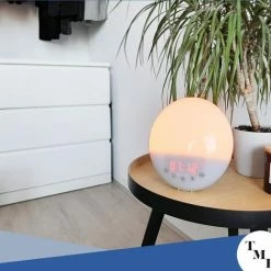 The Modern Human? EASY WAKE WIFI - Hoge Kwaliteit Wake Up Light Wifi - Inclusief Gratis App - Strak Design - Verbinding Met Google Home En Alexa - Natuurlijke Geluiden En FM Radio - USB Oplader - Slaaptrainer - Slaaphulp - Ook Franse Handleiding -Beurer store 550x519 3