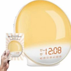 Merkloos Dealingtoday, Wake-Up Light ? Wekkerradio Met Dubbele Wektijd ? USB Aansluiting