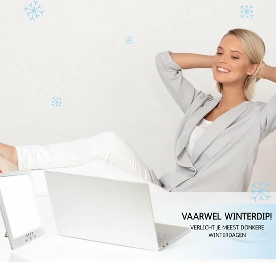 Merkloos Lichttherapie Daglichtlamp ? Lichttherapielamp ? SAD Lamp ? Energielamp Voor Hobby / Winterdepressie - Afbeelding 8