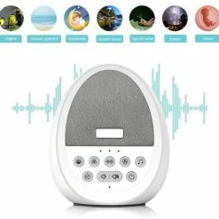 Merkloos Slaaphulp Om Slaapproblemen Te Verminderen - White Noise Machine Met Slaapmuziek Voor Een Goede Nachtrust - Wetenschappelijk Bewezen Slaaptherapie – Beter Slapen Met Witte Ruis – Slaap Tips Volwassenen/Baby