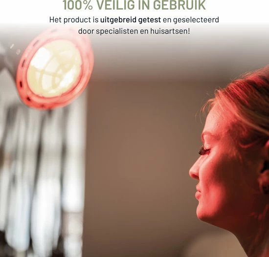 LIROMA® 300W Infraroodlamp - Hoogte Verstelbaar - Remote - Timer - Lichttherapie - Infraroodtherapie - Fibromyalgie - Pijnverlichting - Collageen Lamp - Rood Licht Therapie - Philips - Black Friday 2022 Deals - Afbeelding 7